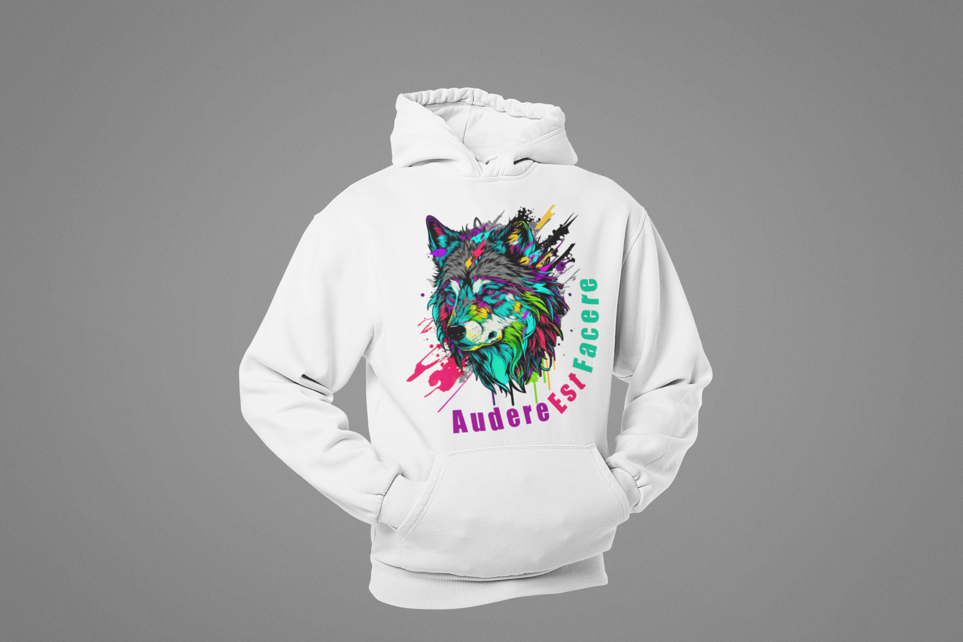Hoddie Estoico "Audere Est Facere"