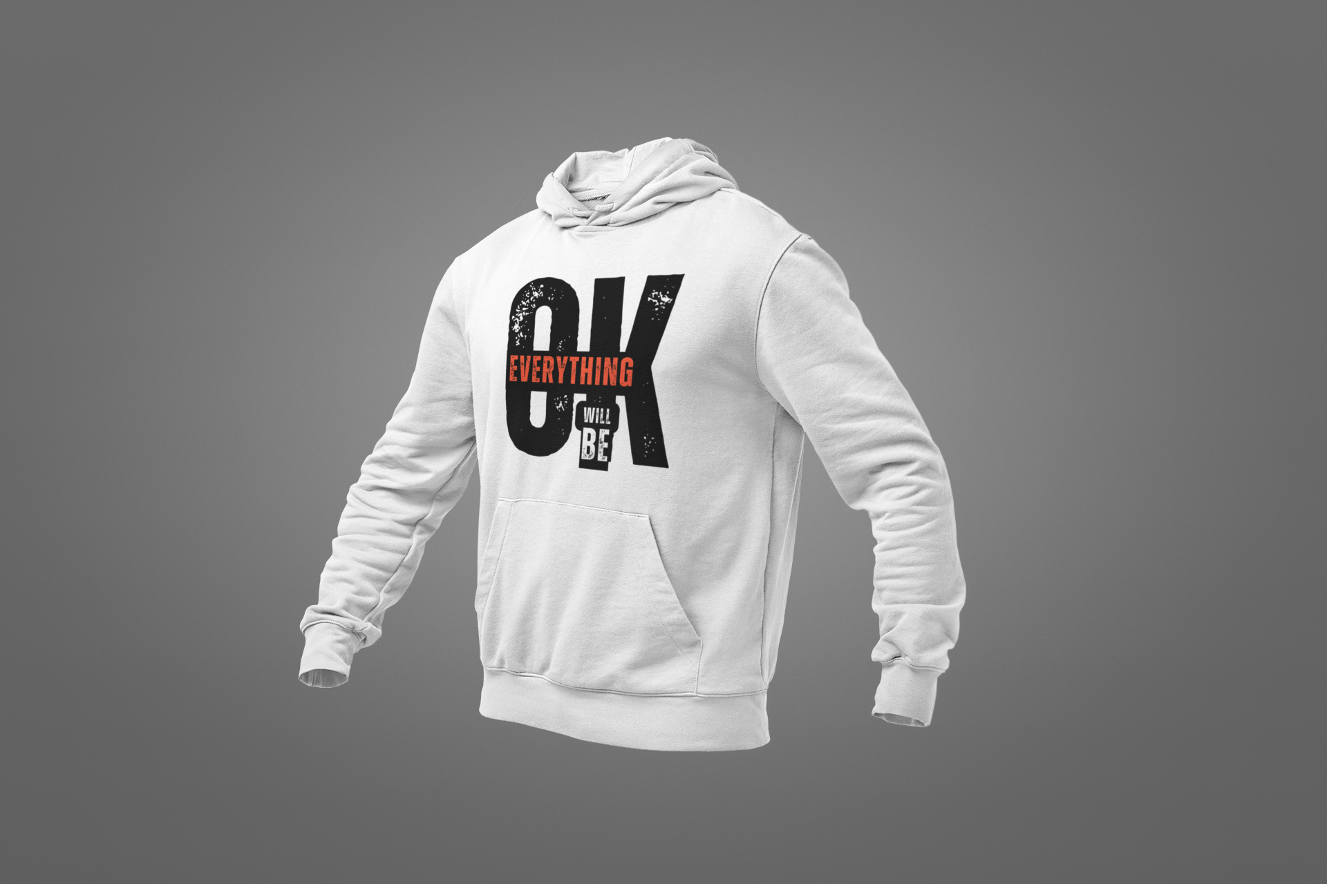 Hoodie Estoico "Everything Will Be OK"