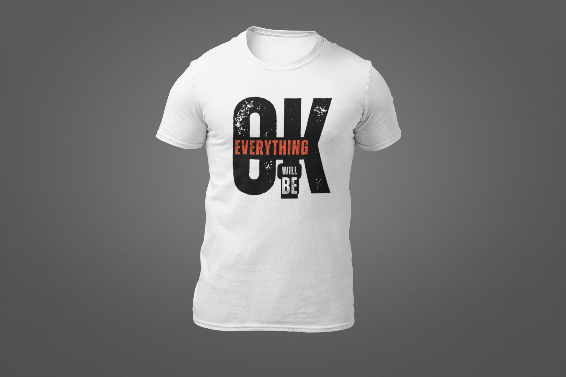 Polera Estoico "Everything Will Be OK" – Confía en el proceso