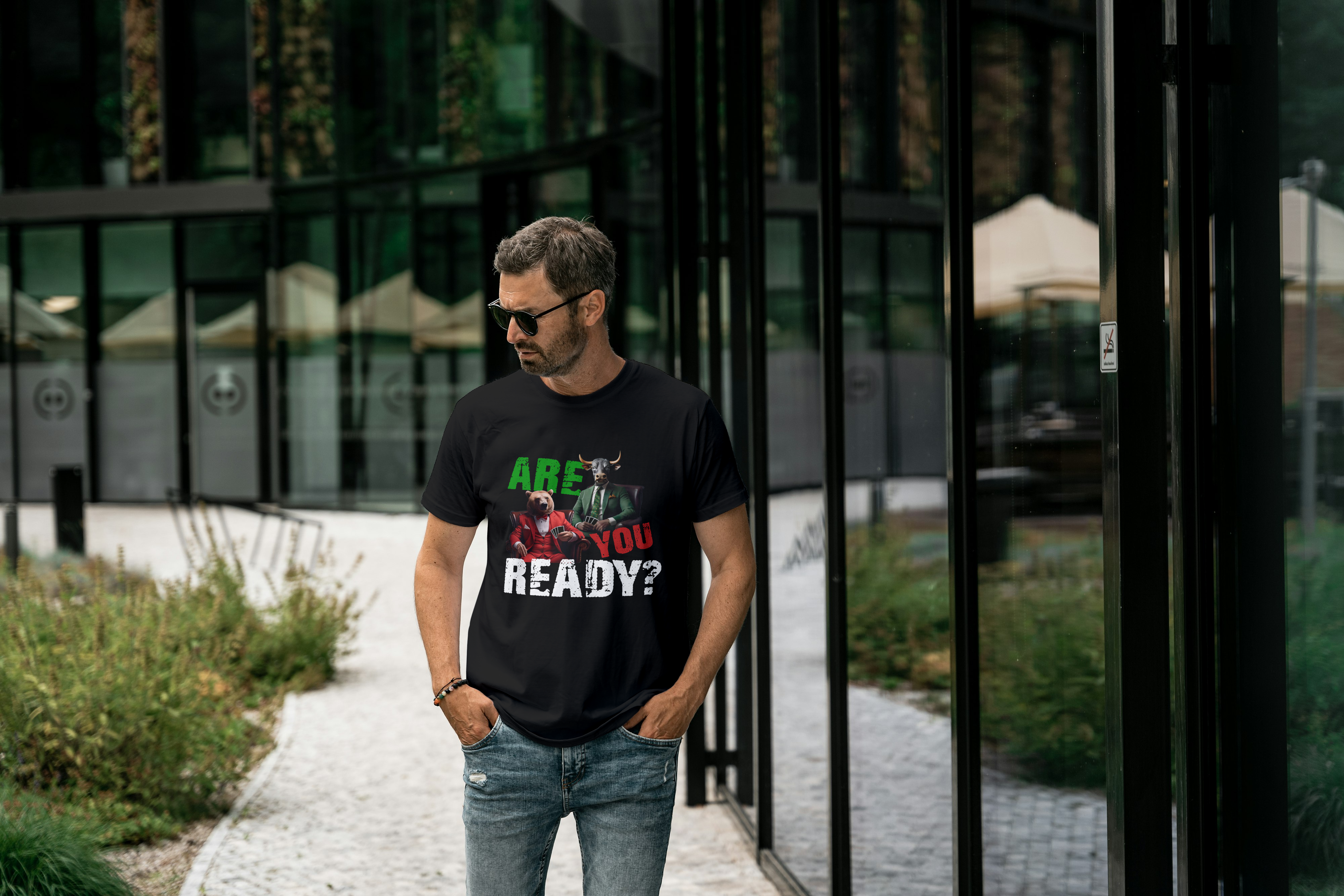 Polera Trade "¿Estás listo?" (Bull vs. Bear) – El mercado no espera