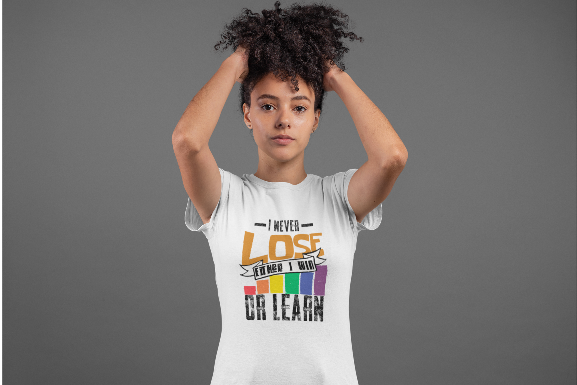 Polera Trade "I Never Lose" – La mentalidad del trader ganador