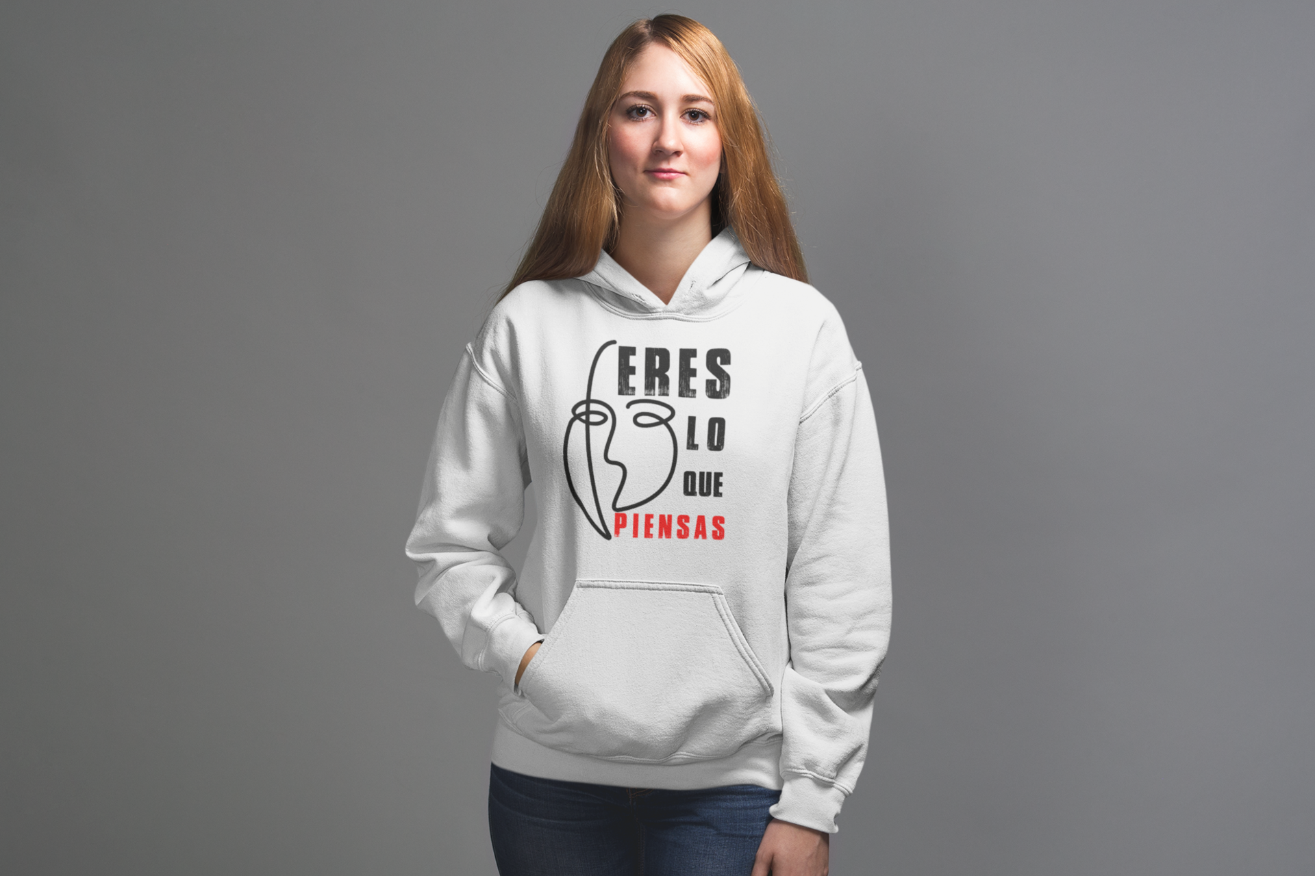 Hoodie Estoico "Eres lo que piensas"