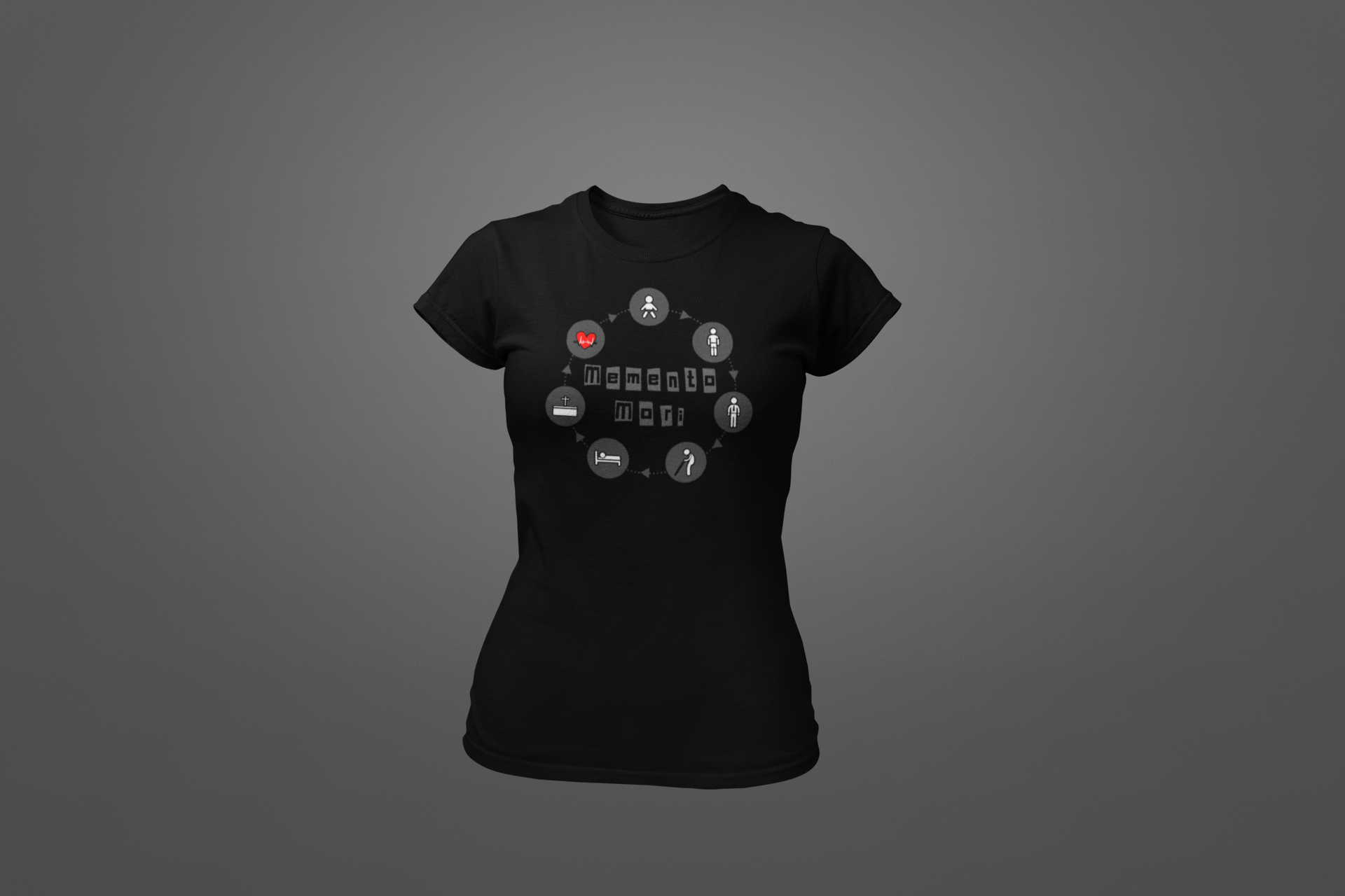 Polera Estoico "Memento Mori" – El tiempo es el único recurso que no vuelve