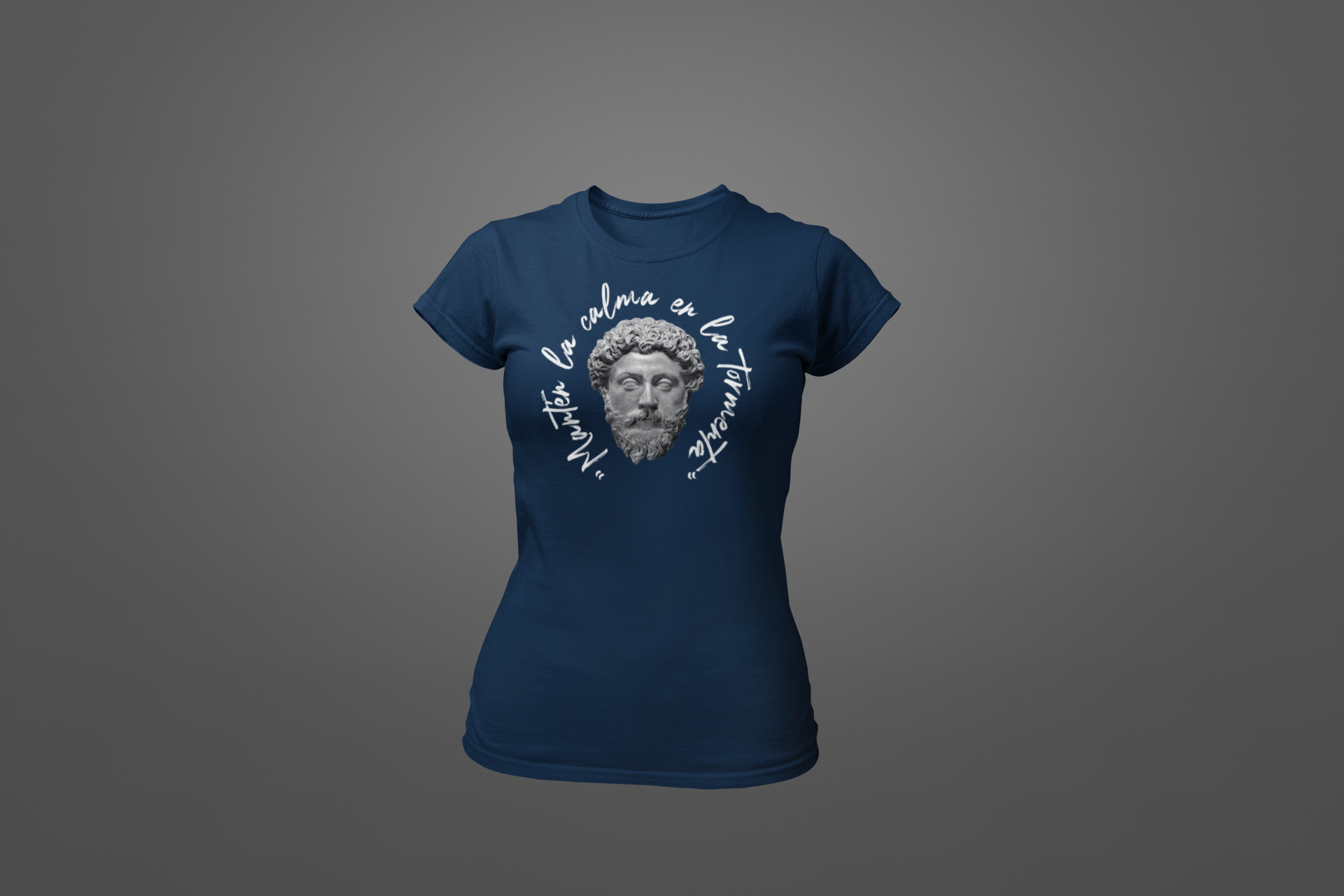 Polera Estoico "Mantén la calma en la tormenta" – Solo los fuertes dominan el caos