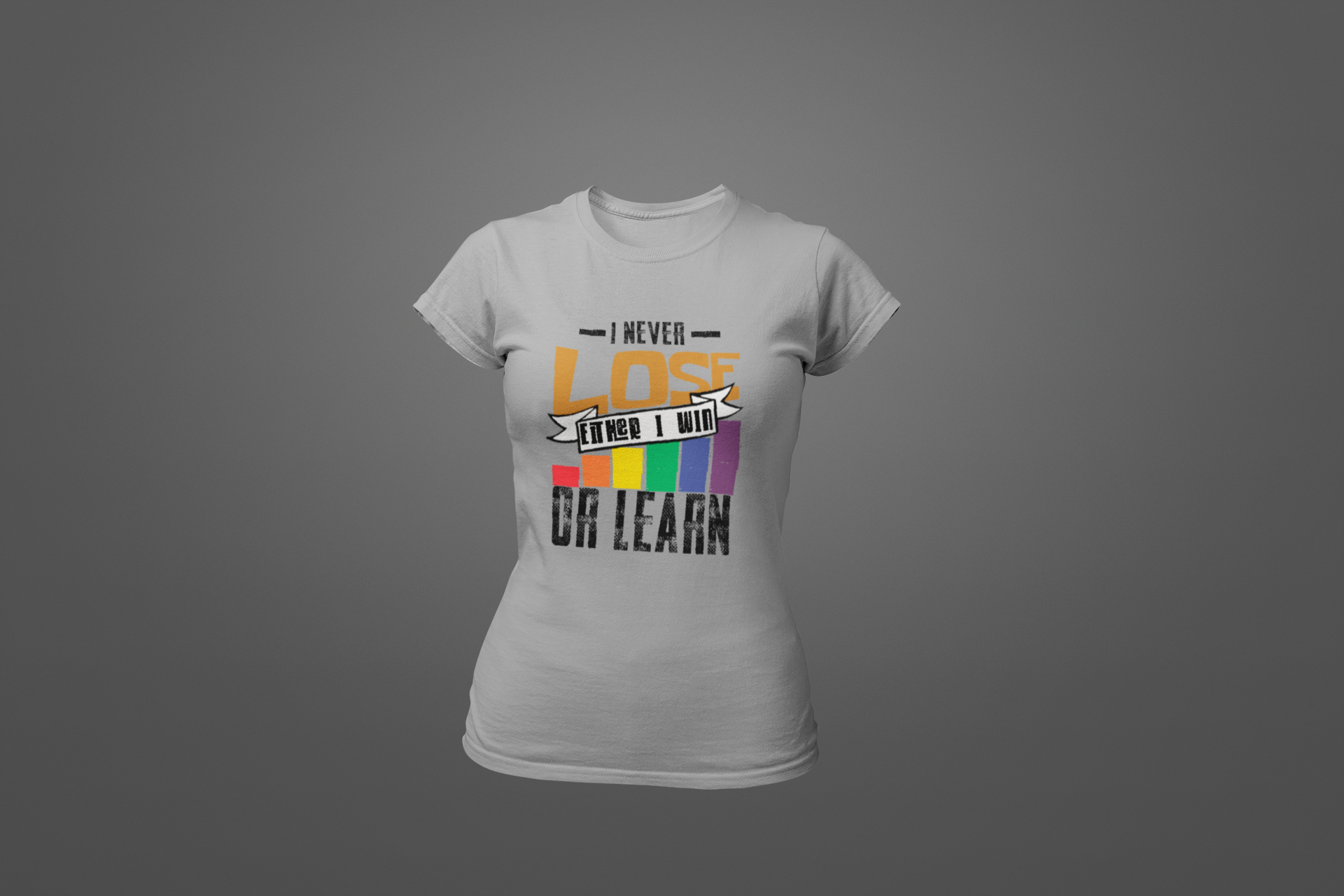 Polera Trade "I Never Lose" – La mentalidad del trader ganador