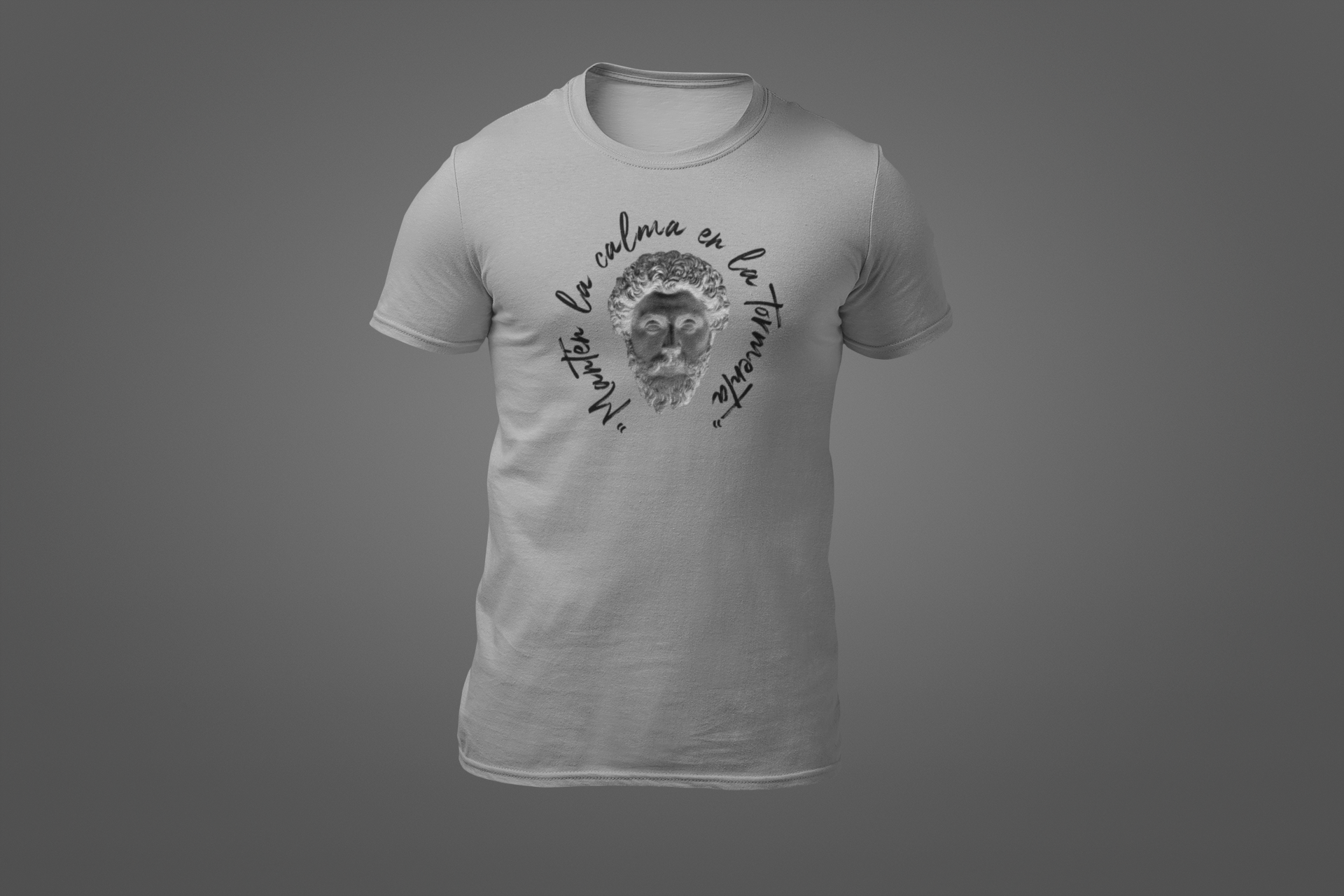 Polera Estoico "Mantén la calma en la tormenta" – Solo los fuertes dominan el caos