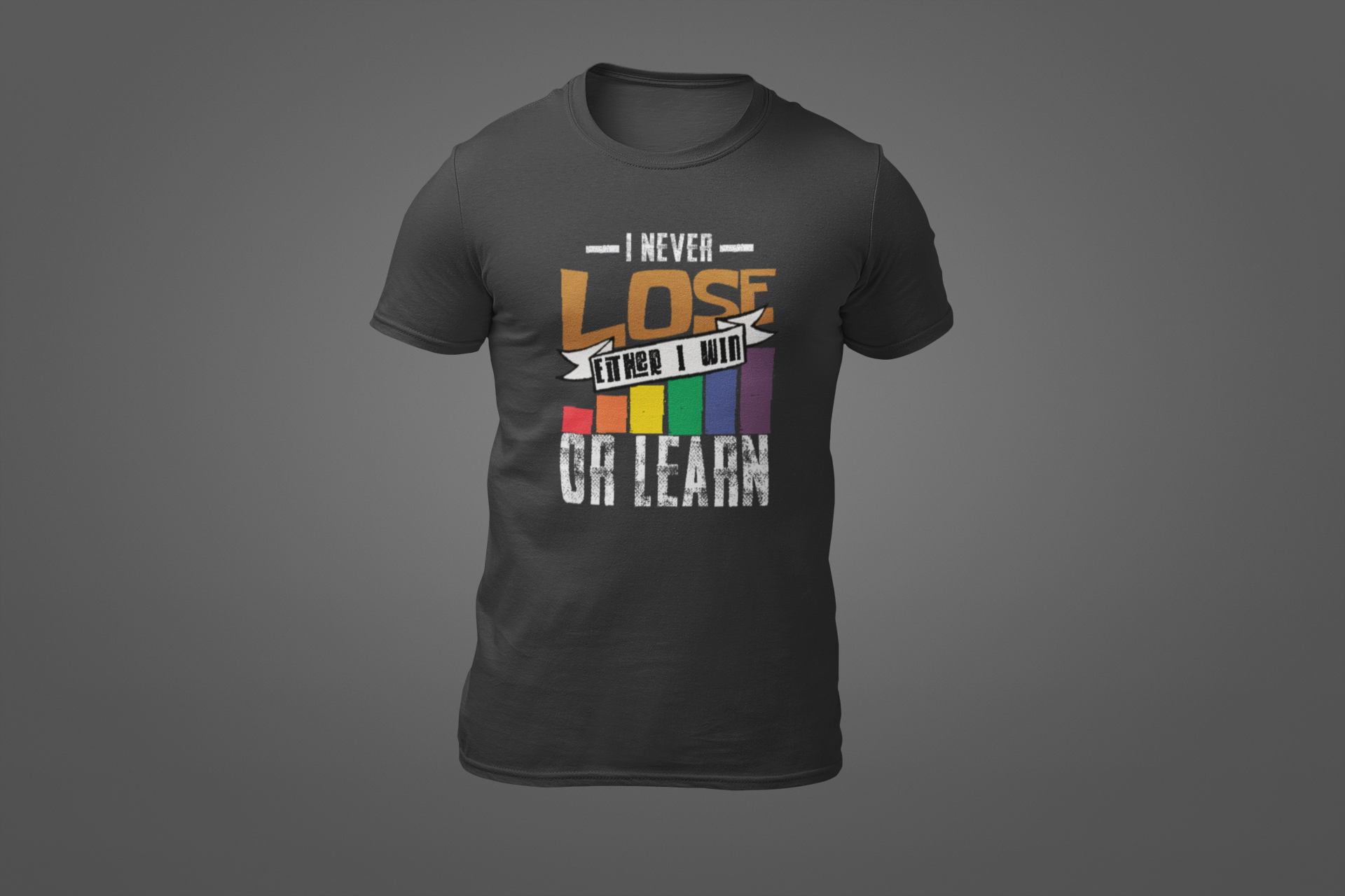 Polera Trade "I Never Lose" – La mentalidad del trader ganador