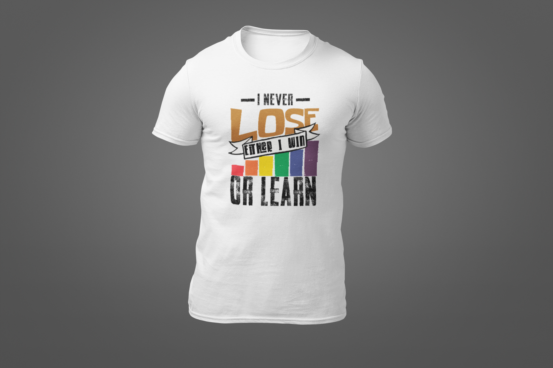 Polera Trade "I Never Lose" – La mentalidad del trader ganador