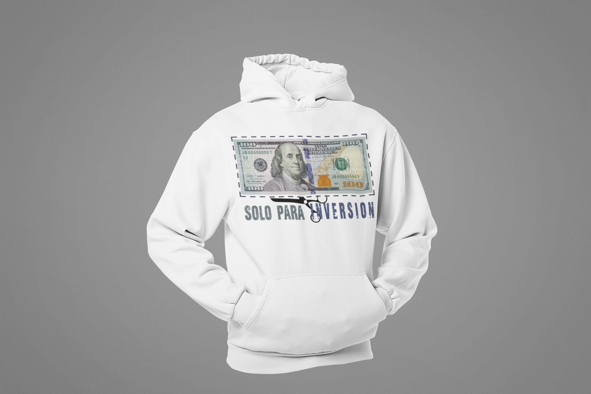 Cut and Invest Hoodie – Deja de gastar, empieza a construir