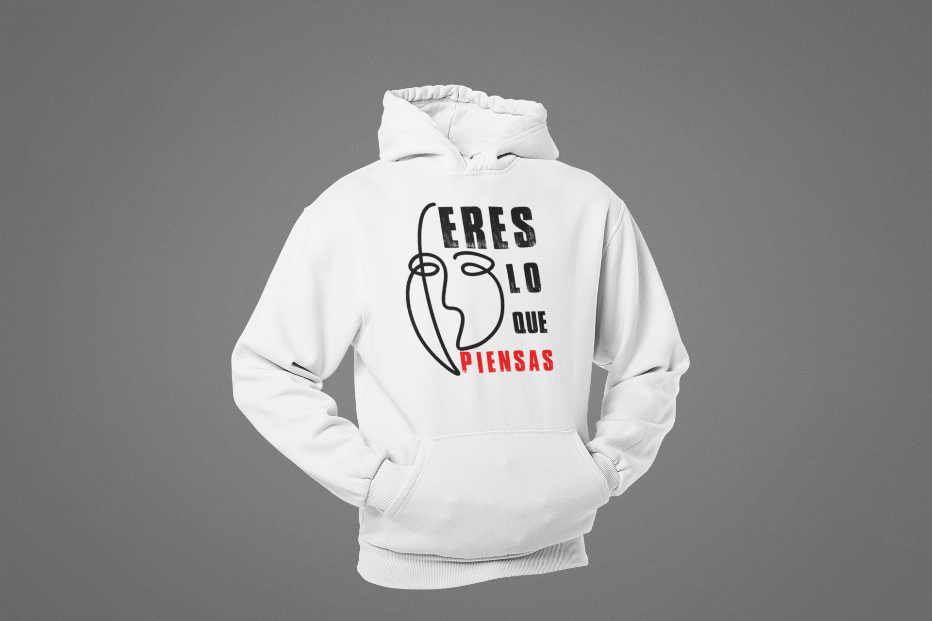 Hoodie Estoico "Eres lo que piensas"