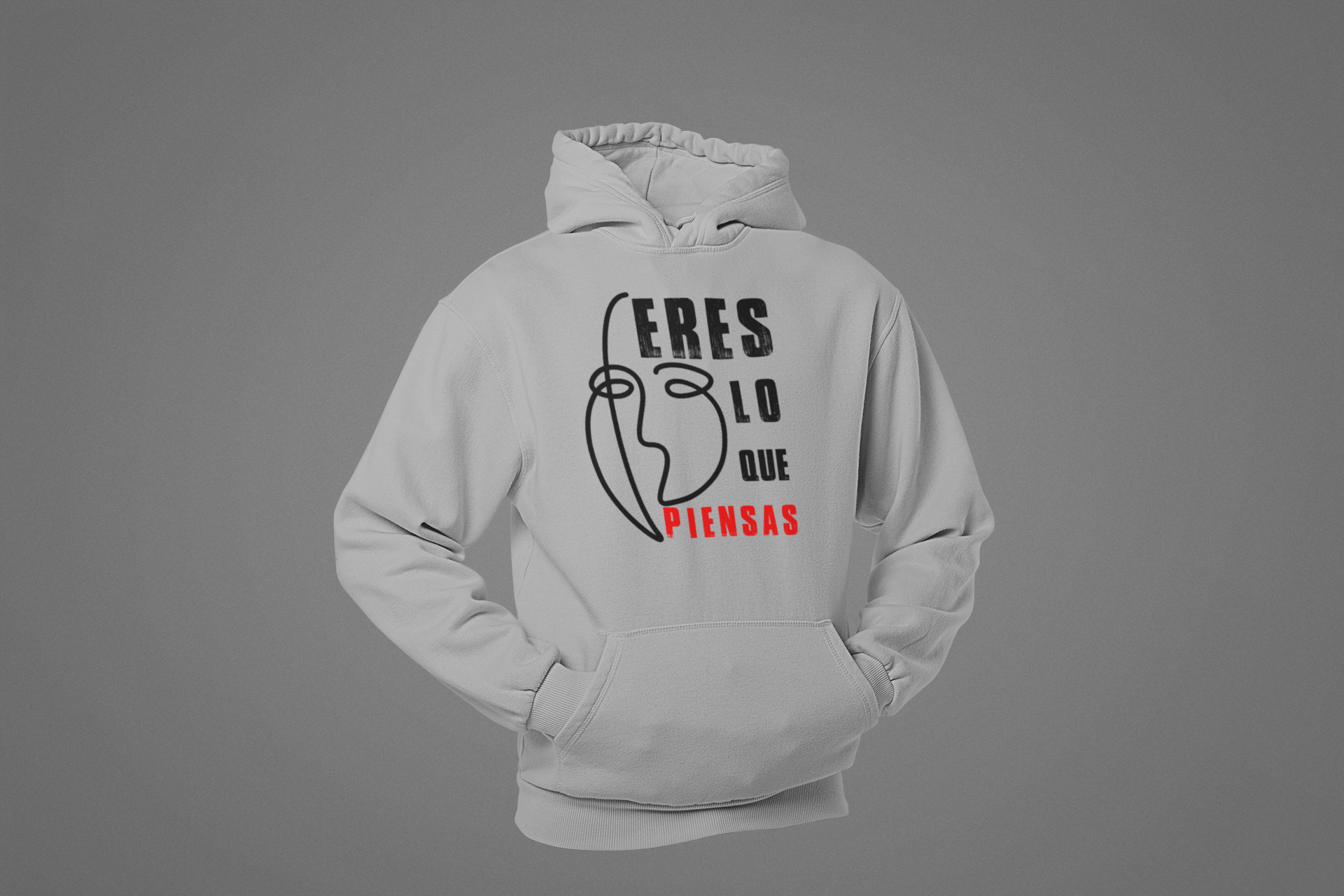 Hoodie Estoico "Eres lo que piensas"