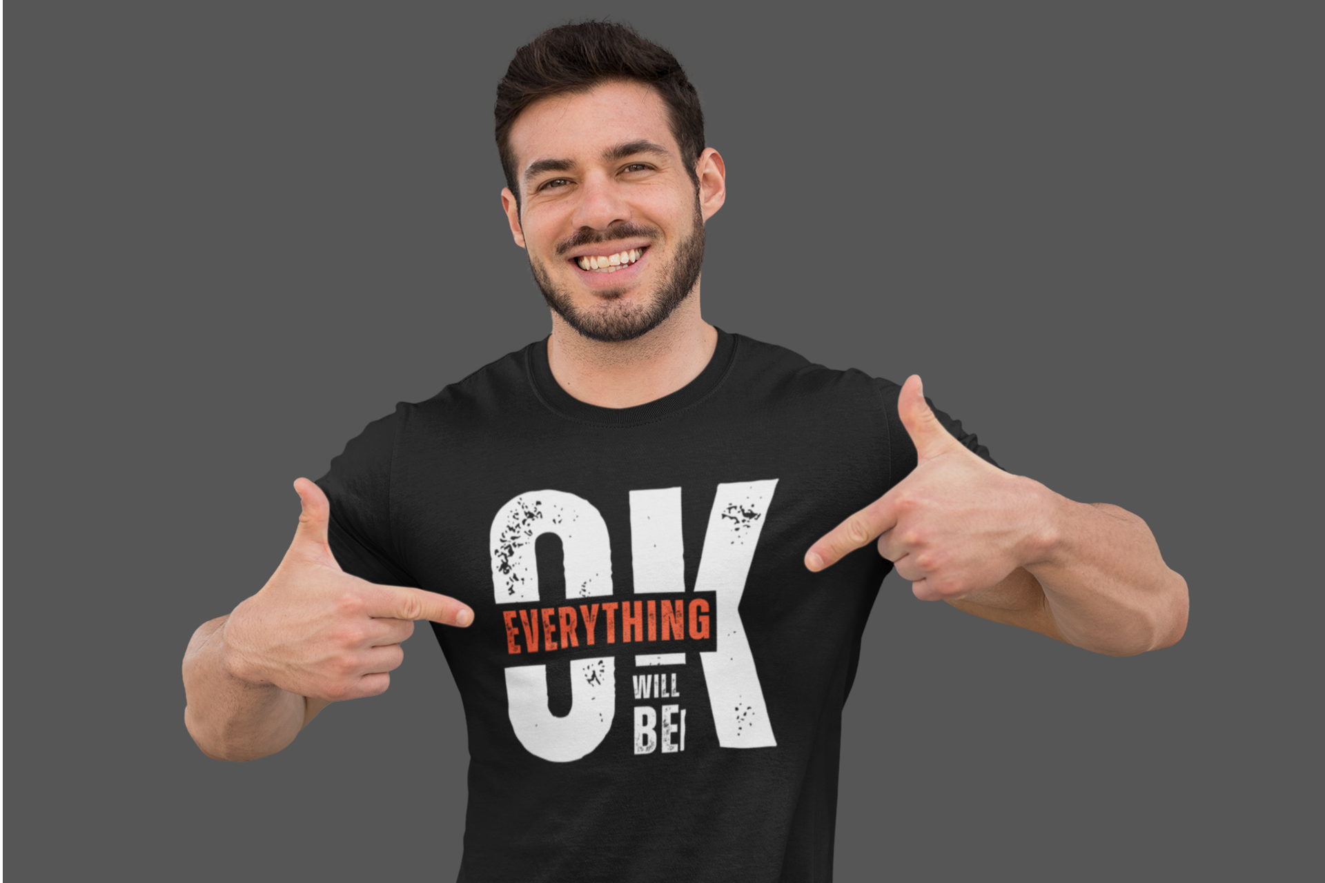 Polera Estoico "Everything Will Be OK" – Confía en el proceso