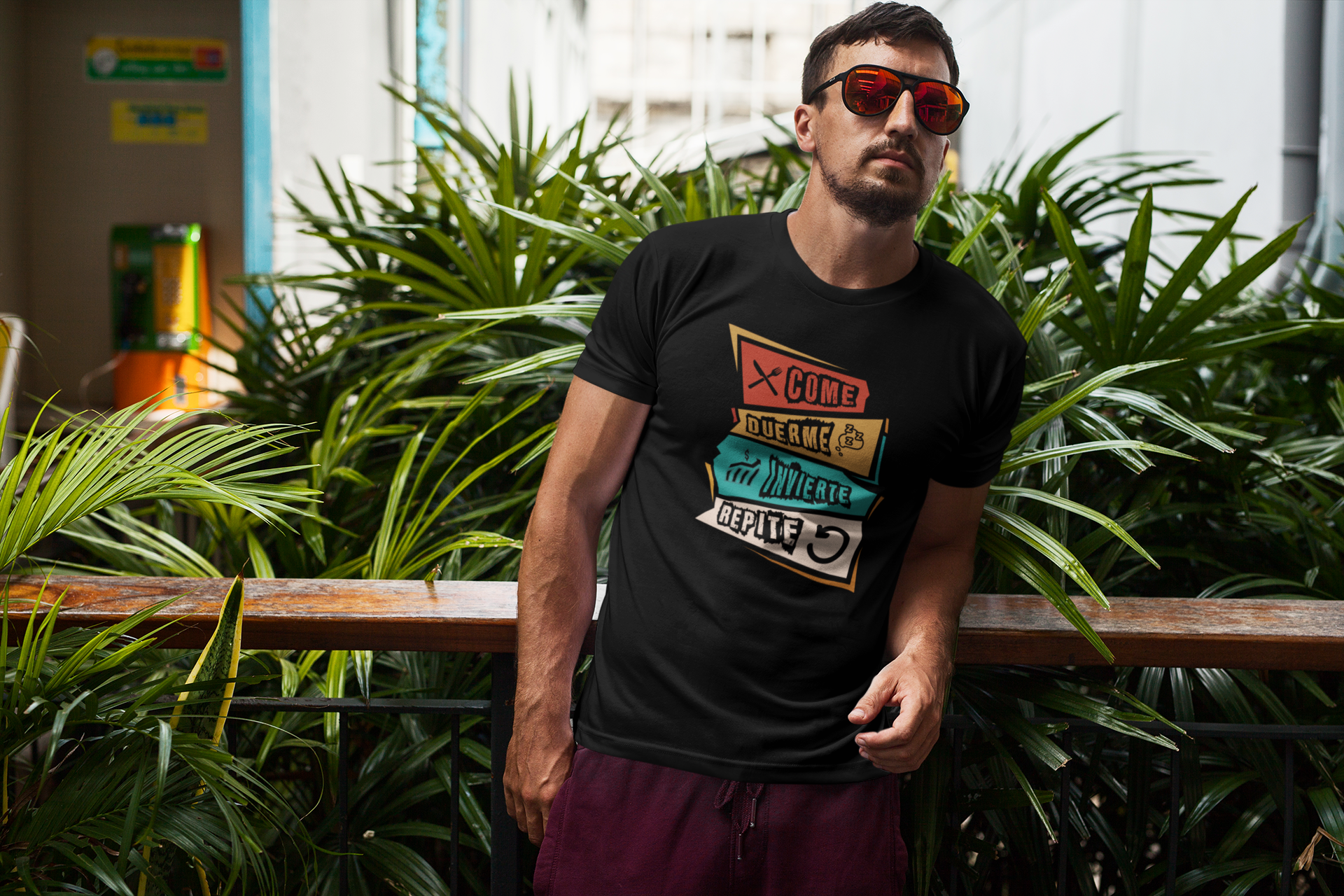 Polera Trade "Come, Duerme, Invierte, Repite" – Rutina de un trader