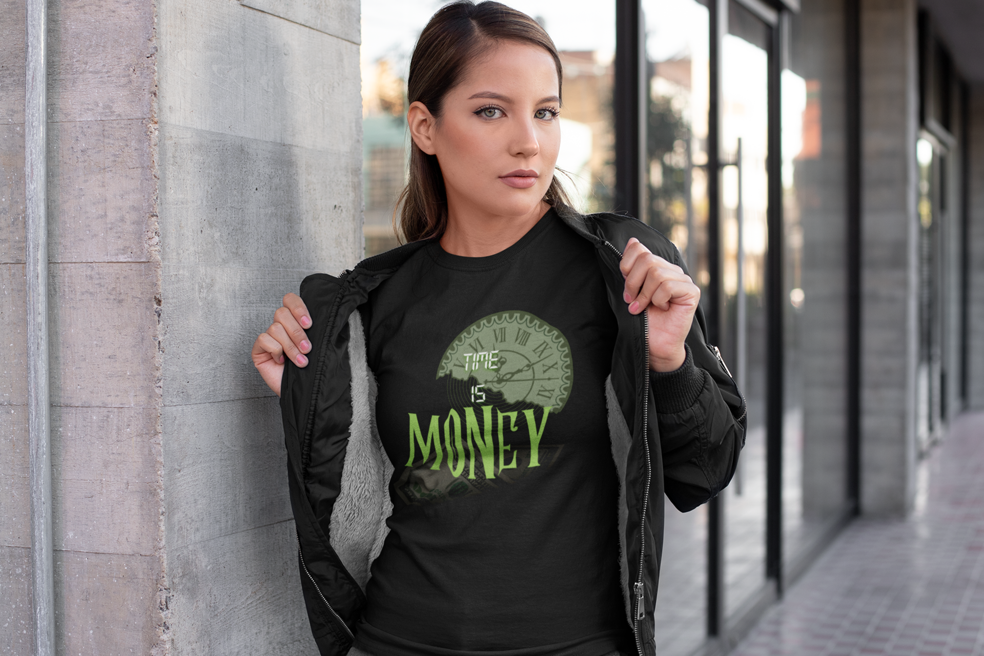 Polera Trade "Time is Money" – El tiempo no espera