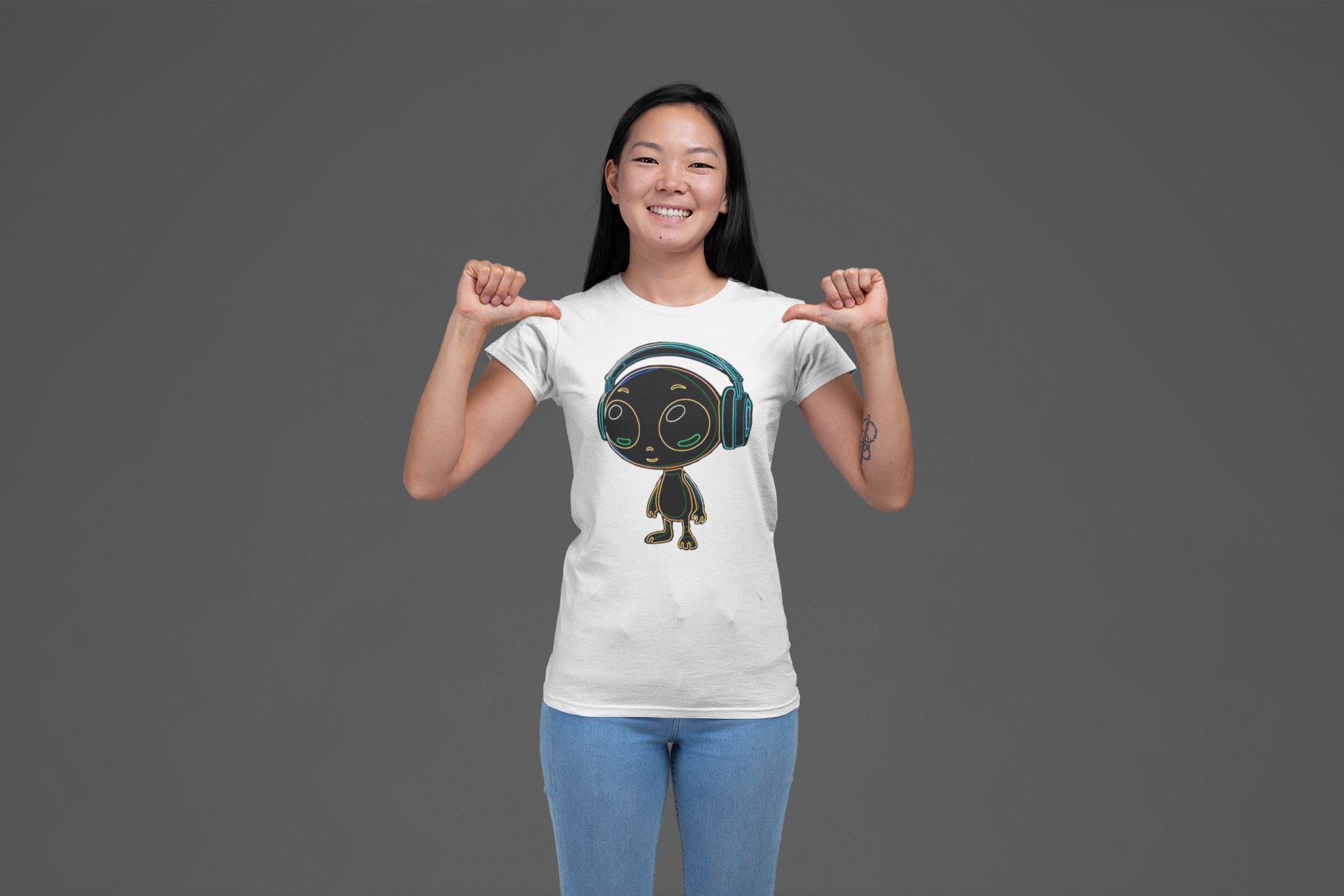 Polera Urbano "Electric Alien" – Conéctate con tu mejor versión