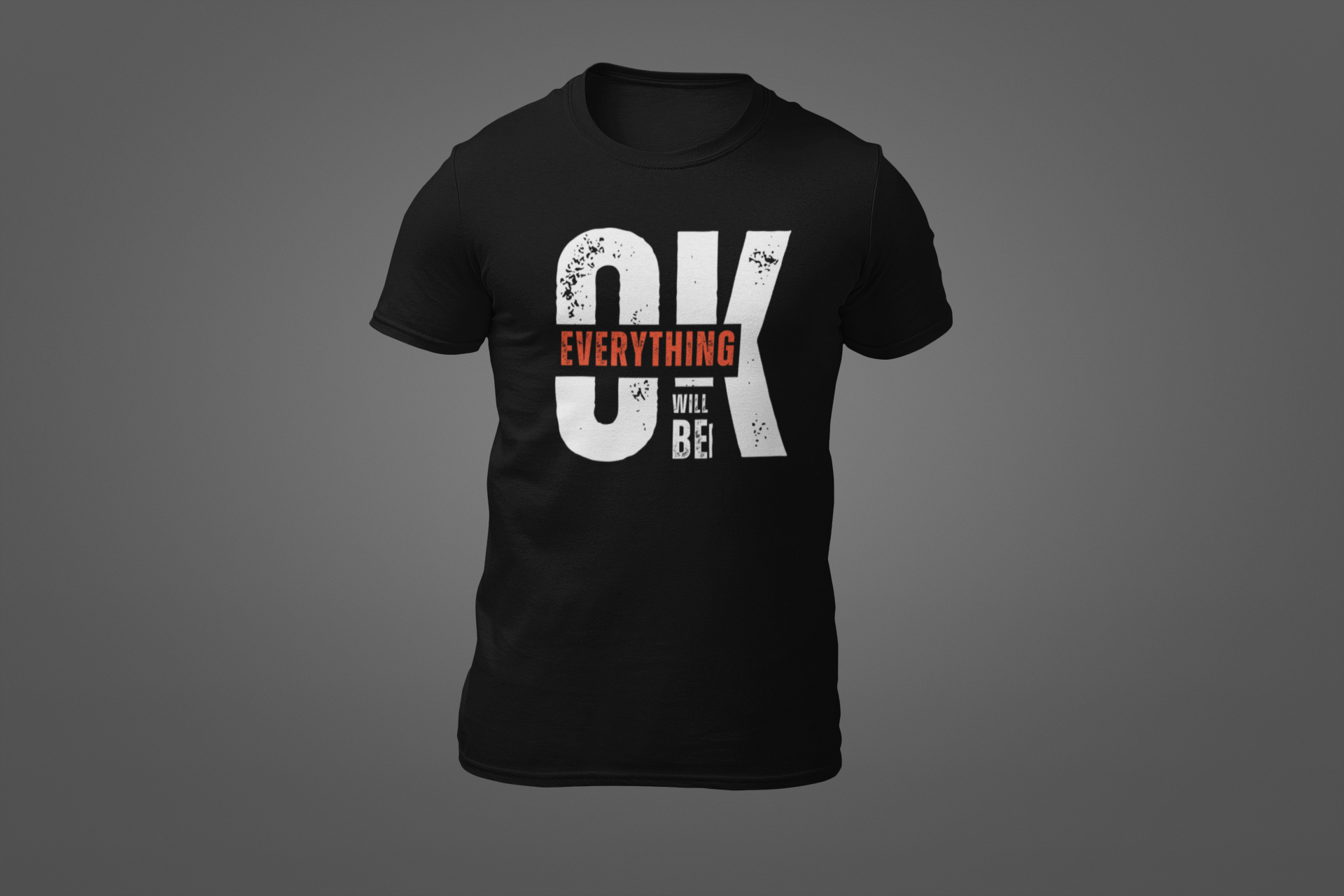Polera Estoico "Everything Will Be OK" – Confía en el proceso