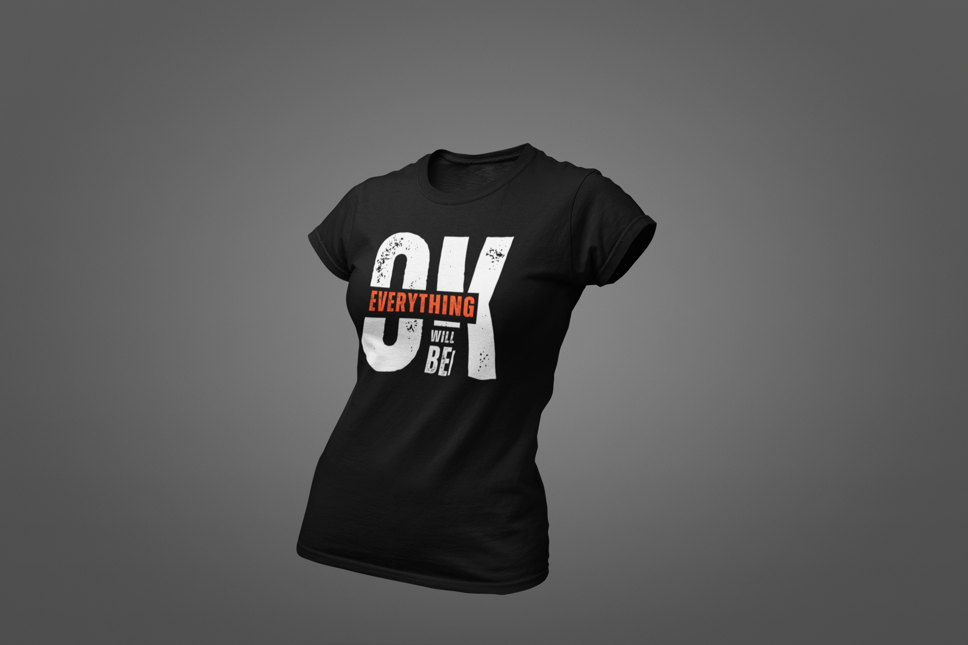 Polera Estoico "Everything Will Be OK" – Confía en el proceso
