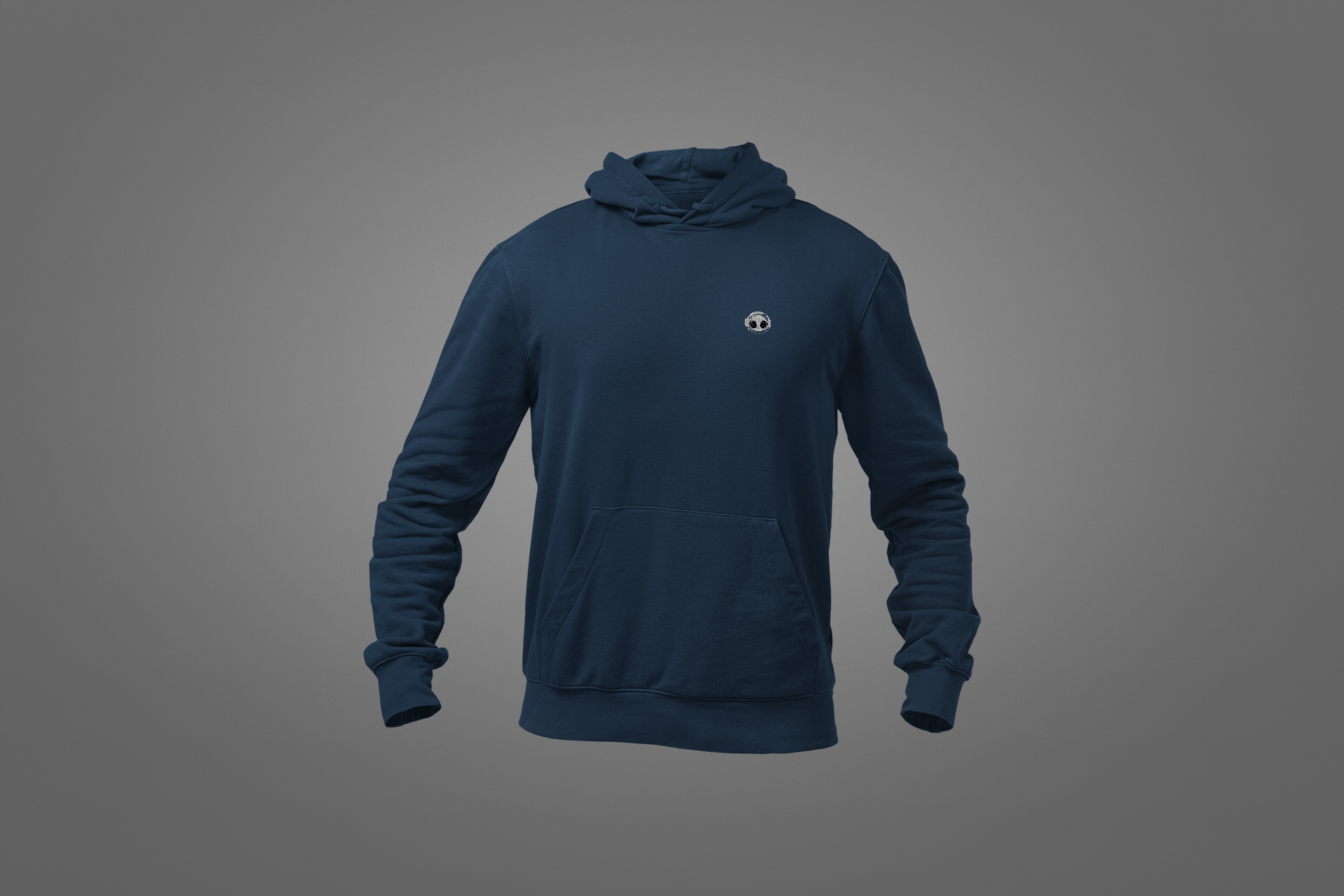 Hoodie Urbano "Minimal Bravium" (Bolsillo) – Estilo Sobrio, Máxima Exclusividad Bordado