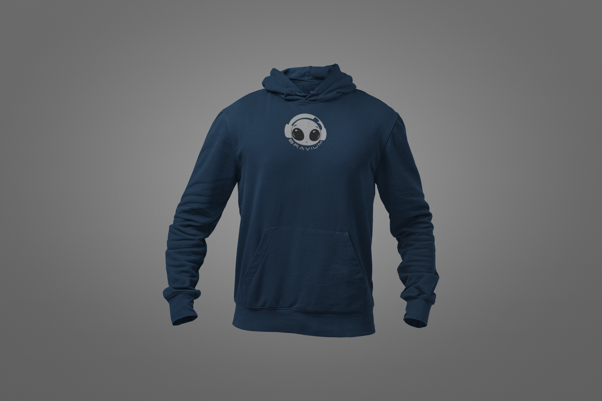 Hoodie Urbano "Bravium Bold" Bordado – Demuestra Quién Eres, Sin Decir una Palabra
