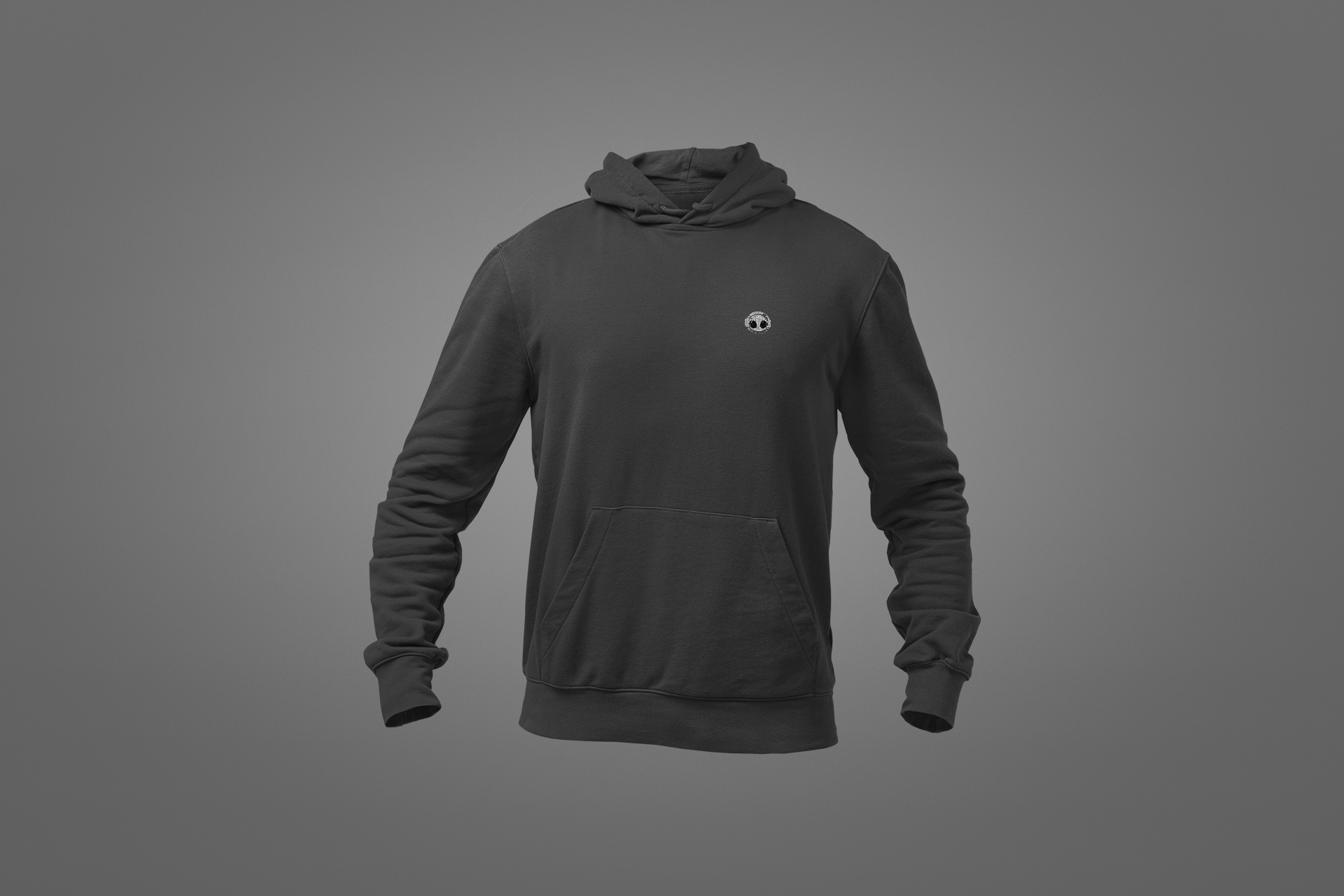 Hoodie Urbano "Minimal Bravium" (Bolsillo) – Estilo Sobrio, Máxima Exclusividad Bordado