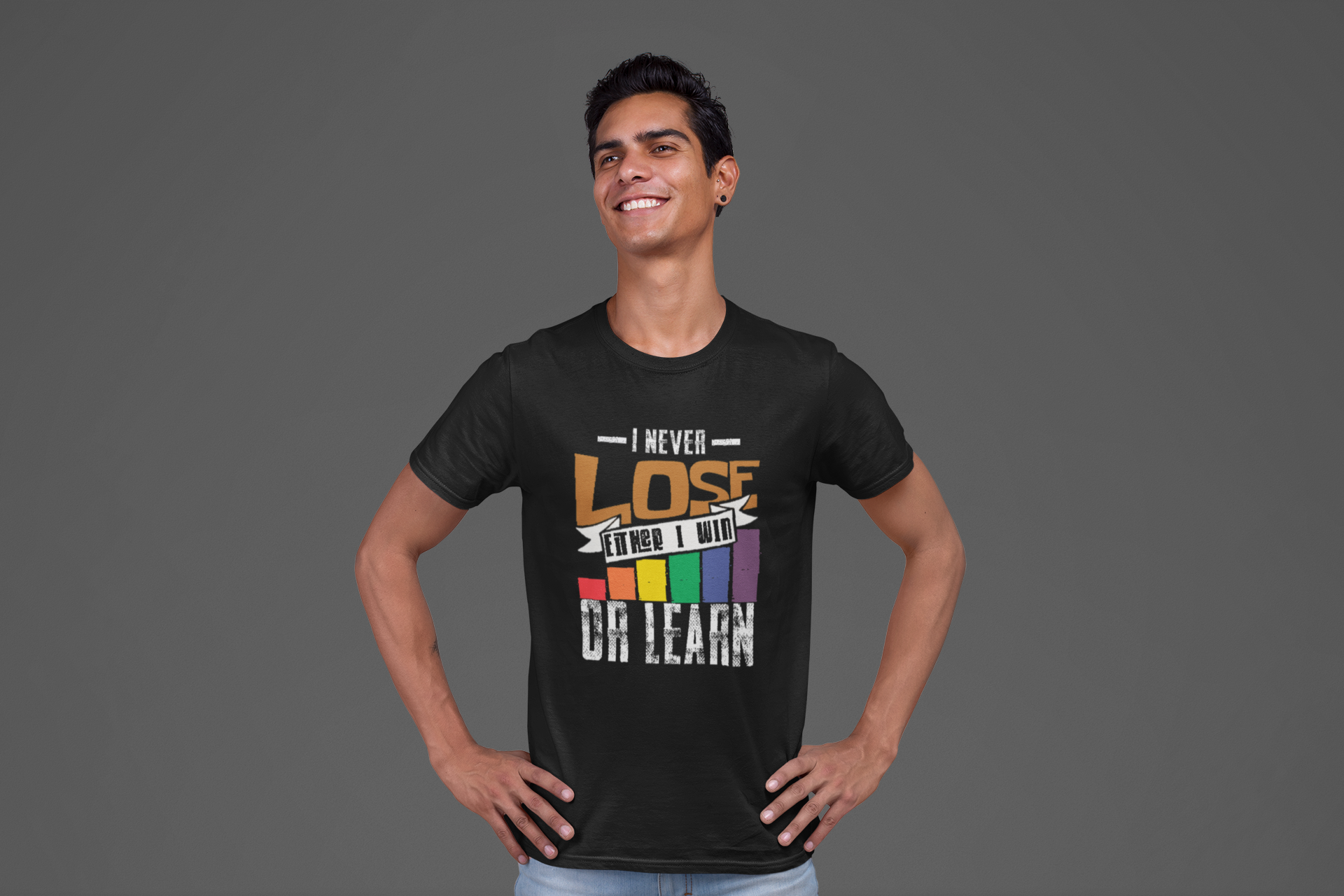 Polera Trade "I Never Lose" – La mentalidad del trader ganador